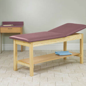 H-Brace Trmnt Table Flat  Top w/Shelf 27x72x31