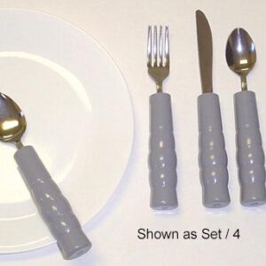 Weighted Utensils Set/4 Tea & Soupspoon Fork & Knife
