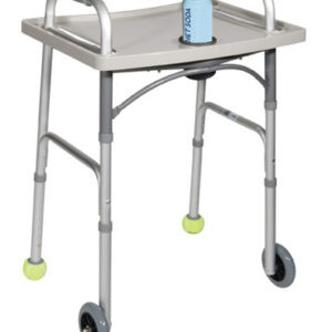 Universal Walker Tray with Cup Holder  Grey  Drive