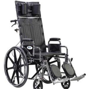 Wheelchair Full Reclining 22  W/Removable Desk Arms