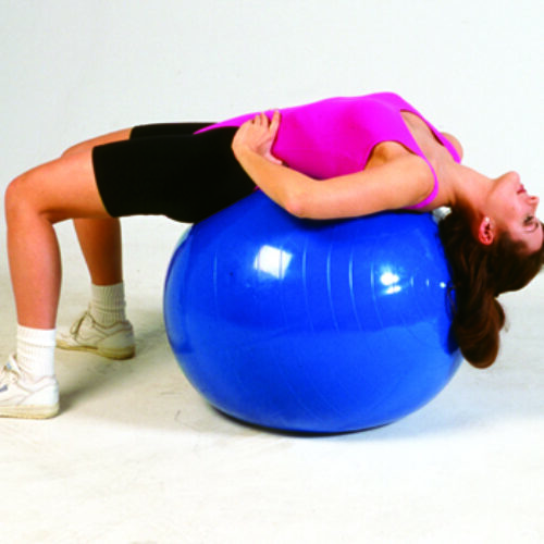 Inflatable PT Ball- 48in 120 Cm- Orange