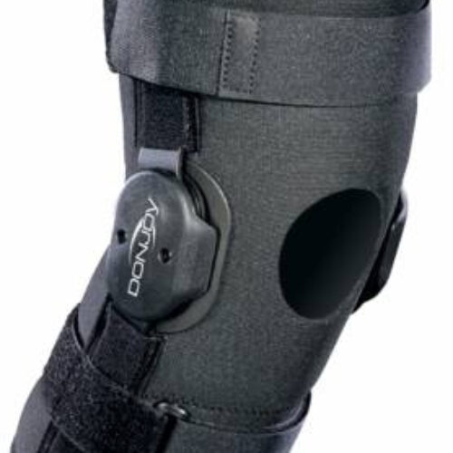Hinged Knee Support Sleeve w/ Open Popliteal & Horseshoe  XS