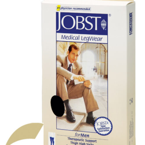 Jobst for Men 30-40 Thigh-Hi Khaki Medium