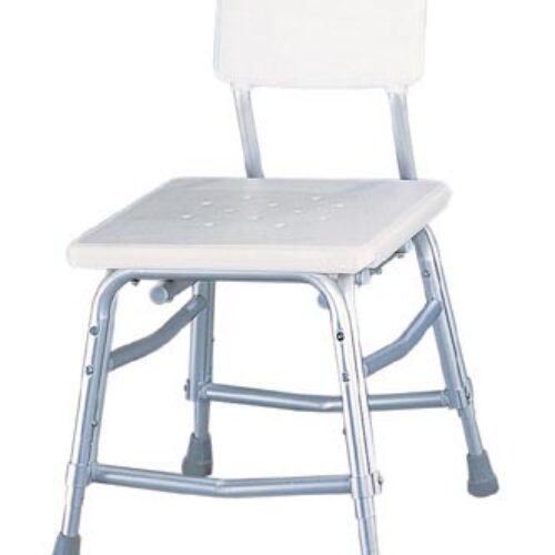 Bath Bench w/Back & Dual Frame Brace  Extra Heavy Duty  Cs/2