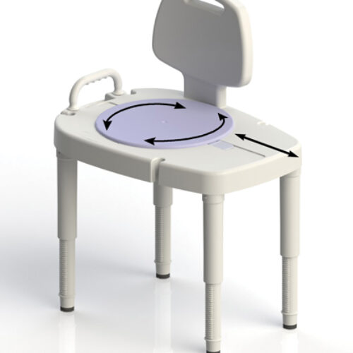 Transfer Bench 30 w x 20.5 d Sliding-Rotating