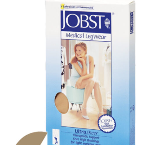 Jobst Ultrasheer 15-20mmHg Knee Hi Small (pr) Honey