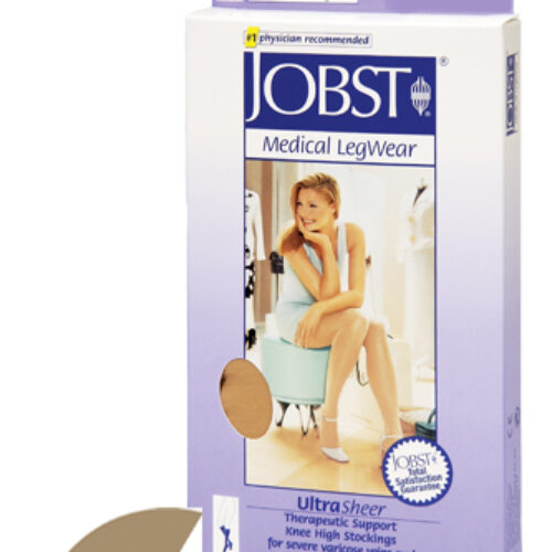 Jobst Ultrasheer 30-40mmHg Knee Hi Small (pr) Honey