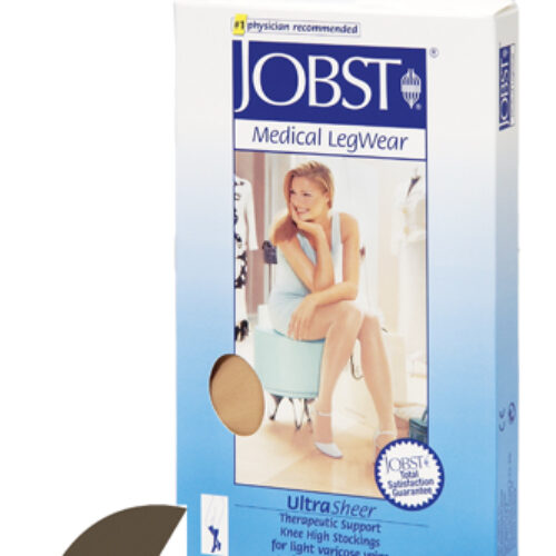 Jobst Ultrasheer 15-20mmHg Knee Hi Medium (pr) Espresso
