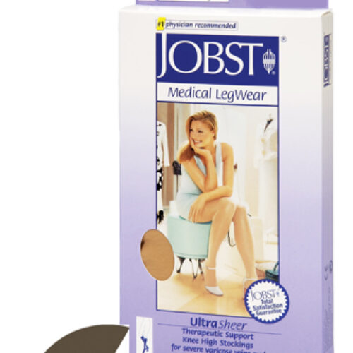 Jobst Ultrasheer 30-40mmHg Knee Hi Medium (pr) Espresso